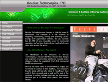 Tablet Screenshot of biogastech.com